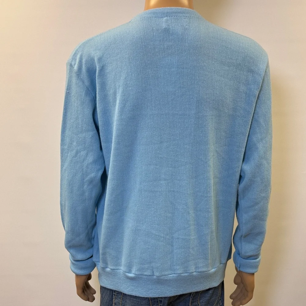Vintage Arrow Light Blue Cardigan Size XL